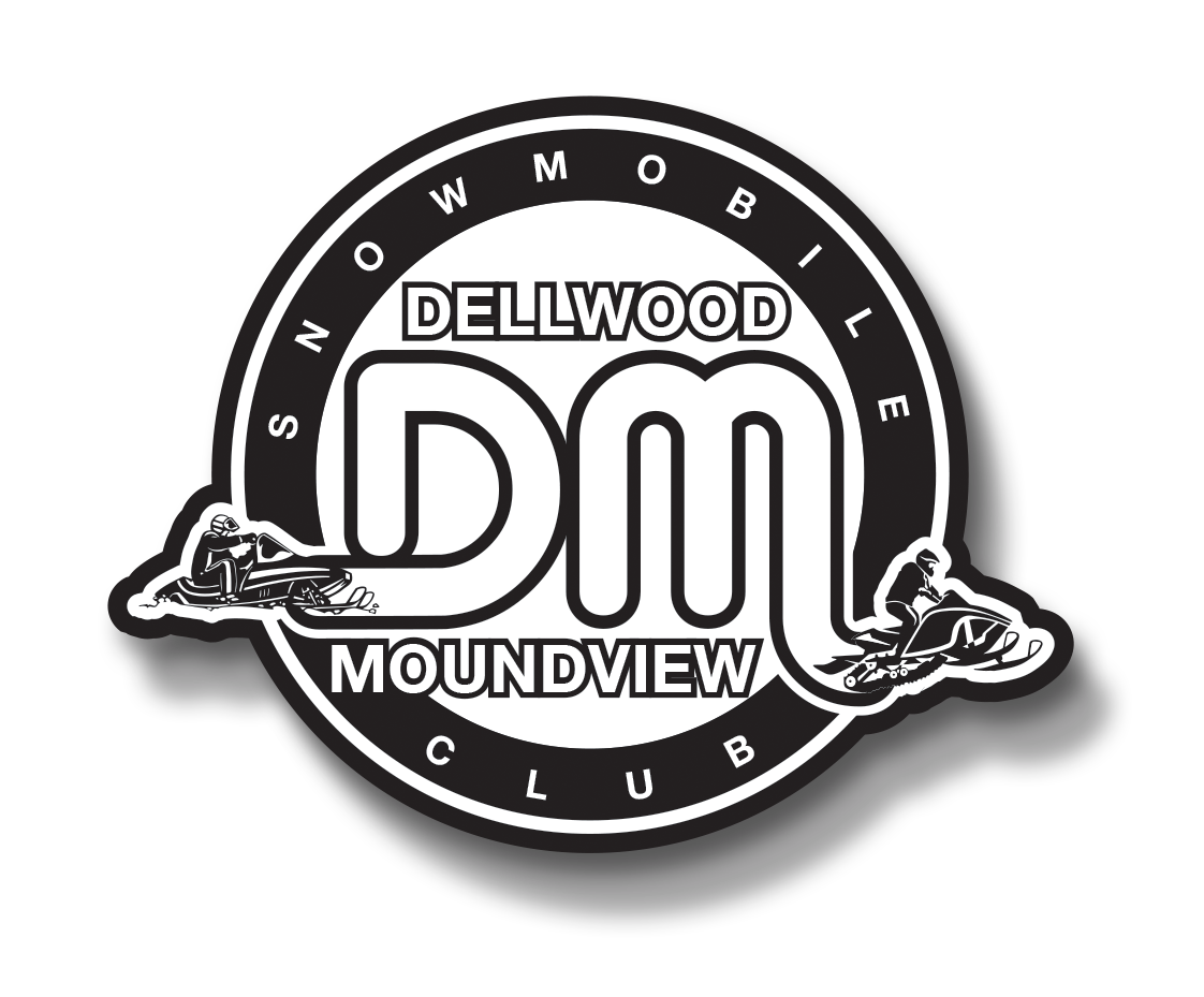Dellwood Moundview snowmobile club logo